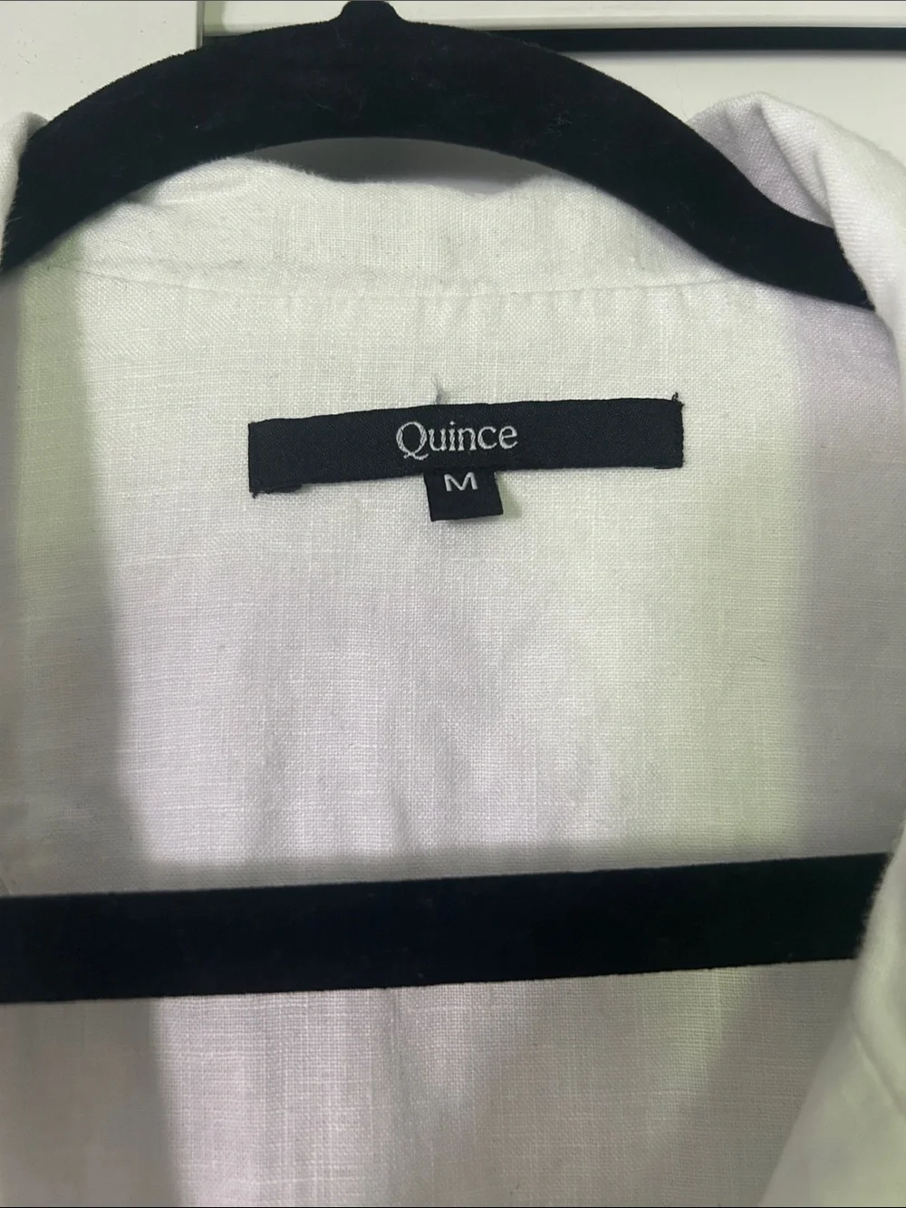 Quince White Short-Sleeve Button-Down Shirt - Picture 8 of 9